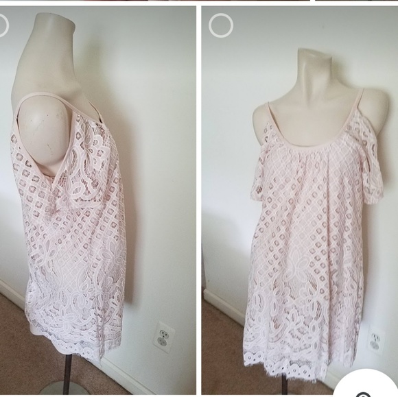 Venus Cold Shoulder Lace Dress - Picture 1 of 2